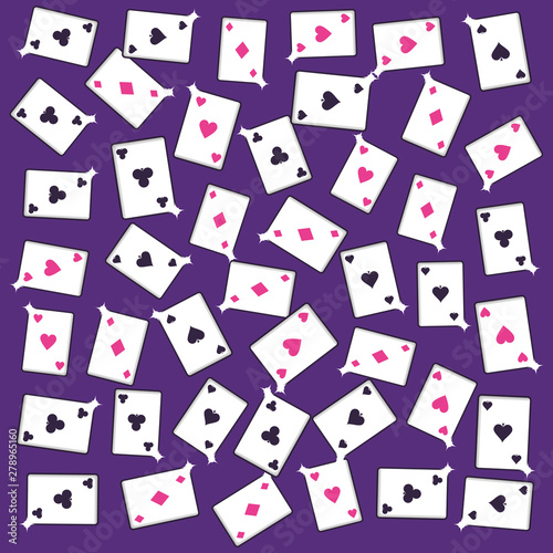 poker casino game cards pattern background