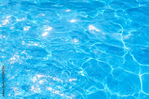 blue water pool background texture abstraction solar bright light © Алексей Филатов