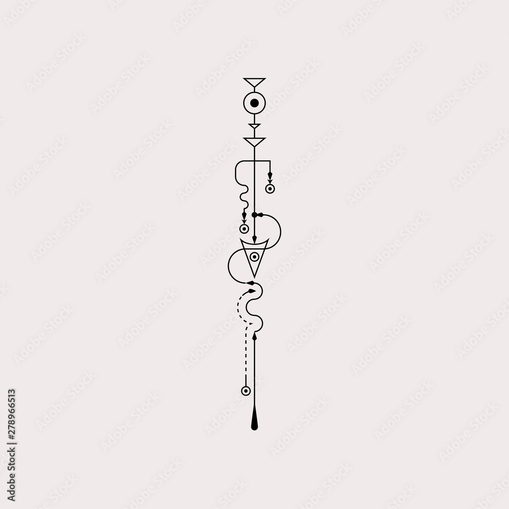 Line Dot Tattoo Design Line Dot Tattoo Design