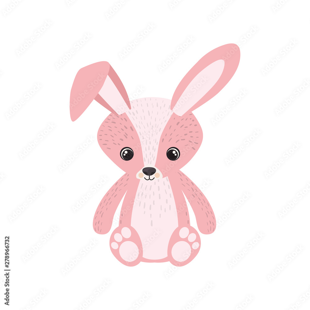 Obraz premium bunny of teddy for baby room decoration