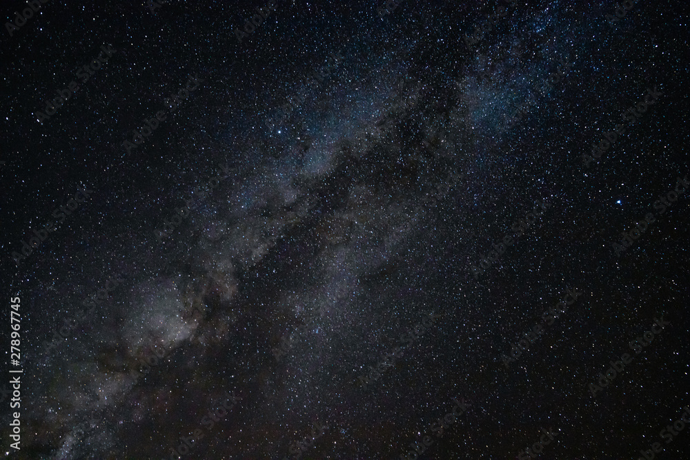Milky Way Galaxy spreading to the Zenith