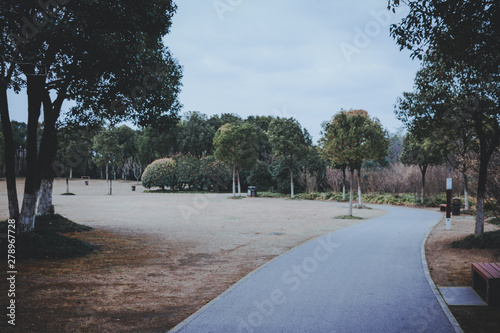 Photography scenes of nature and flora from Gucun Park in Shanghai, China