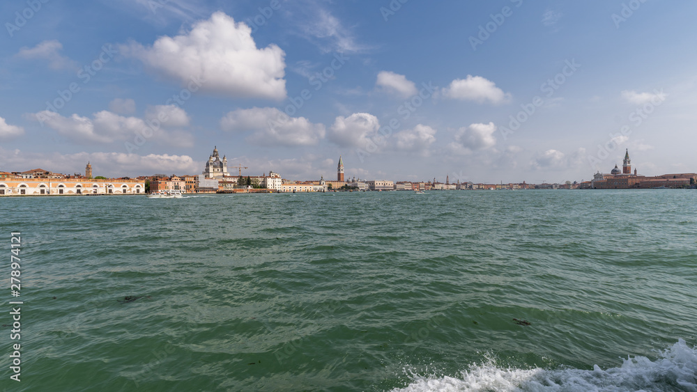 Panoramic view of Venice Italy