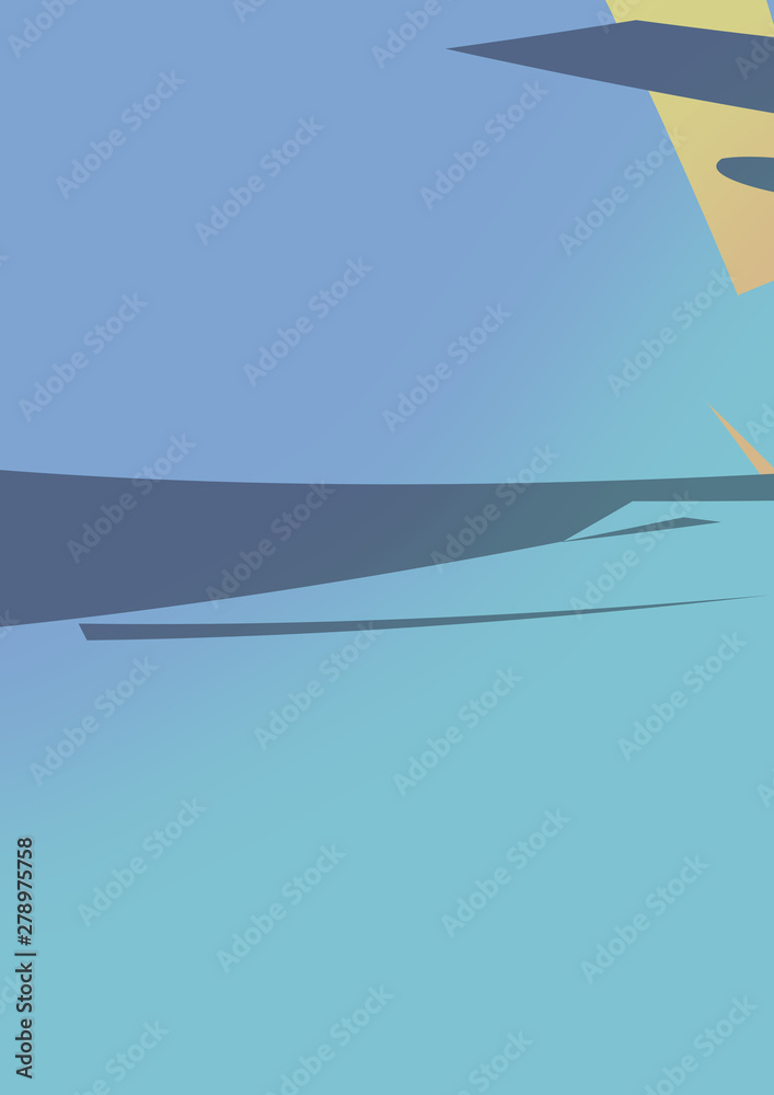 Colorful abstract background. geometric shapes. Poster.