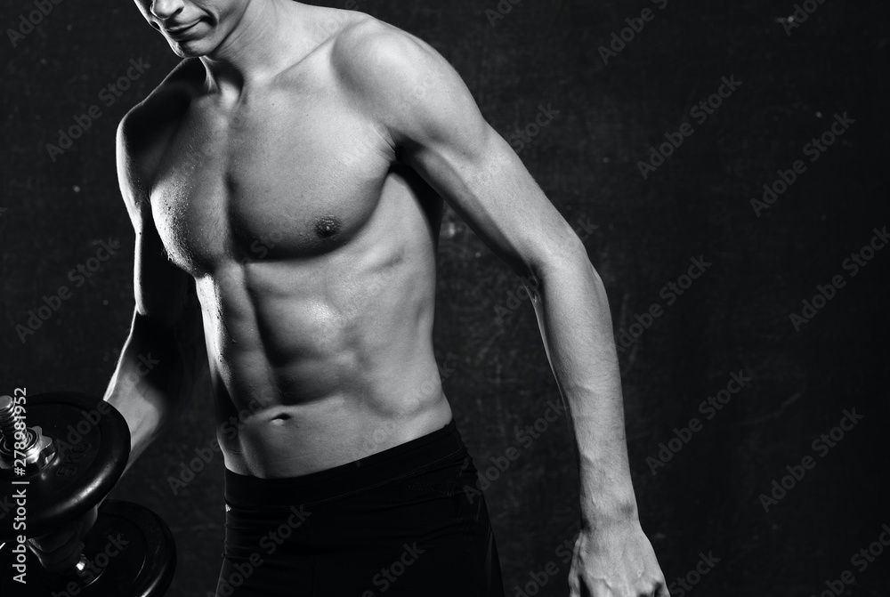 portrait of muscular man portrait of muscular man