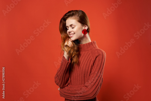 beautiful woman elegant style luxury model