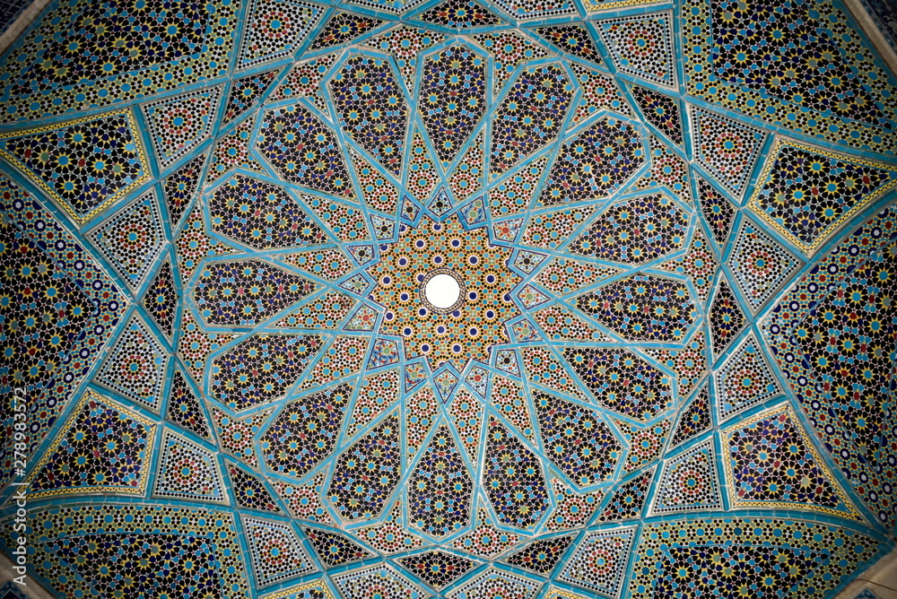 Tomb of Hafez (Hafezieh), Shiraz, Fars Province, Iran, June 22, 2019