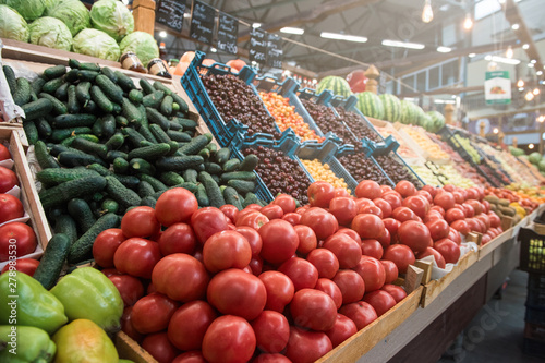 Vegetable farmer market cou...