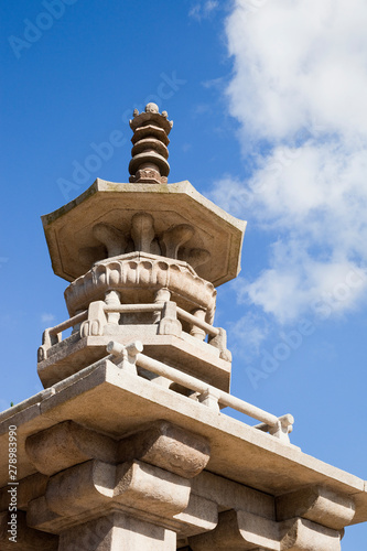 Bulguksa Temple is a famous temple in Gyeongju-si, Korea. photo