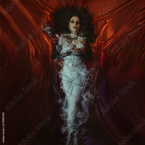 Fototapeta Vampire Halloween Woman portrait
