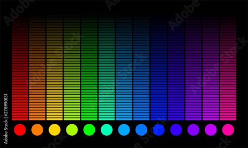 Design of color range bars