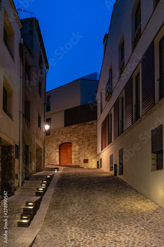 Fototapeta Naklejka Na Ścianę i Meble -  Landscape medieval village Besalu, Catalonia, Spain
