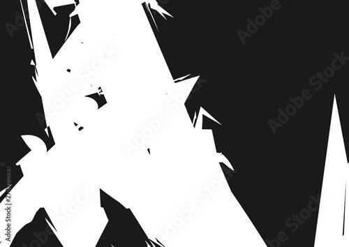 Black and white abstract background. geometric shapes. Poster.