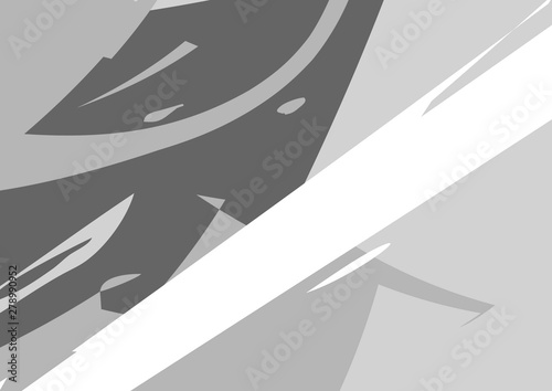 Black and white abstract background. geometric shapes. Poster.