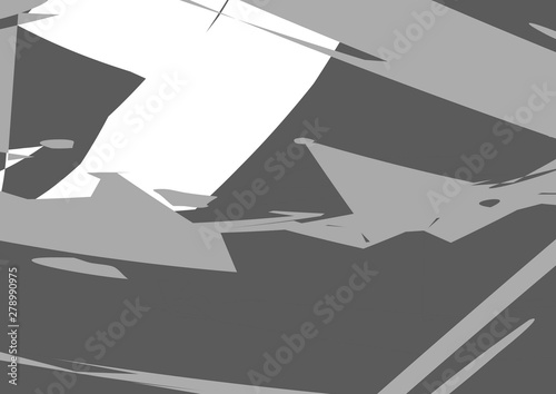Black and white abstract background. geometric shapes. Poster.