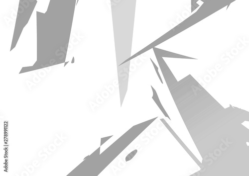 Black and white abstract background. geometric shapes. Poster.