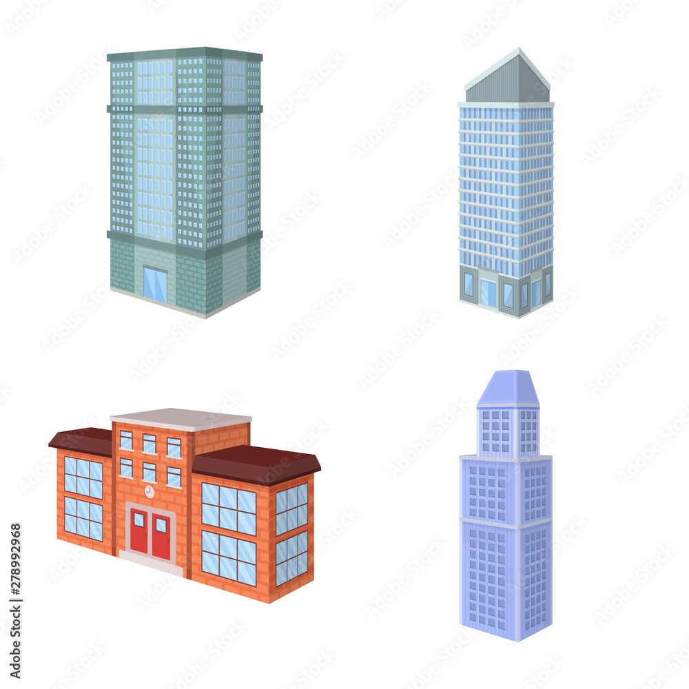 Vector illustration of city and build logo. Set of city and apartment stock vector illustration. Vector illustration of city and build logo. Set of city and apartment stock vector illustration.