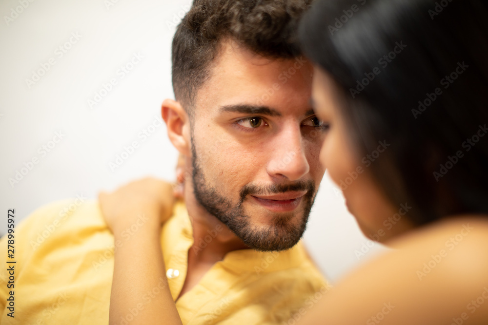 Obraz premium young couple mix asiatic and European 