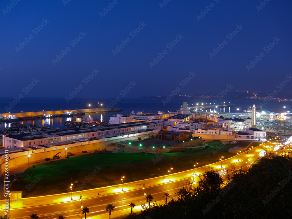 Port of the Moroccan city of Tangier