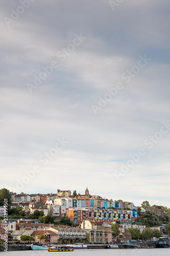 panoramic view of Bristol´s harbour