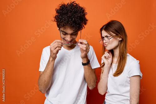 young couple having an argument