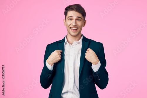Bild auf Leinwand portrait of young man