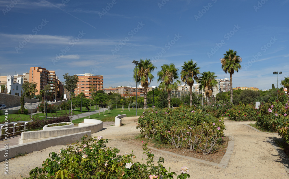 Cabecera Park in september. Valencia, Spain