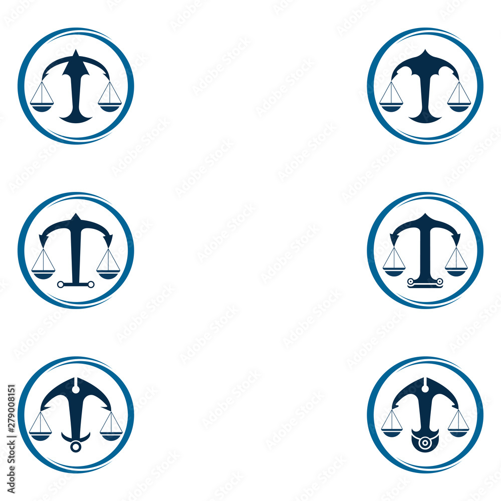 Justice law logo design illustration vector Justice law logo design illustration vector