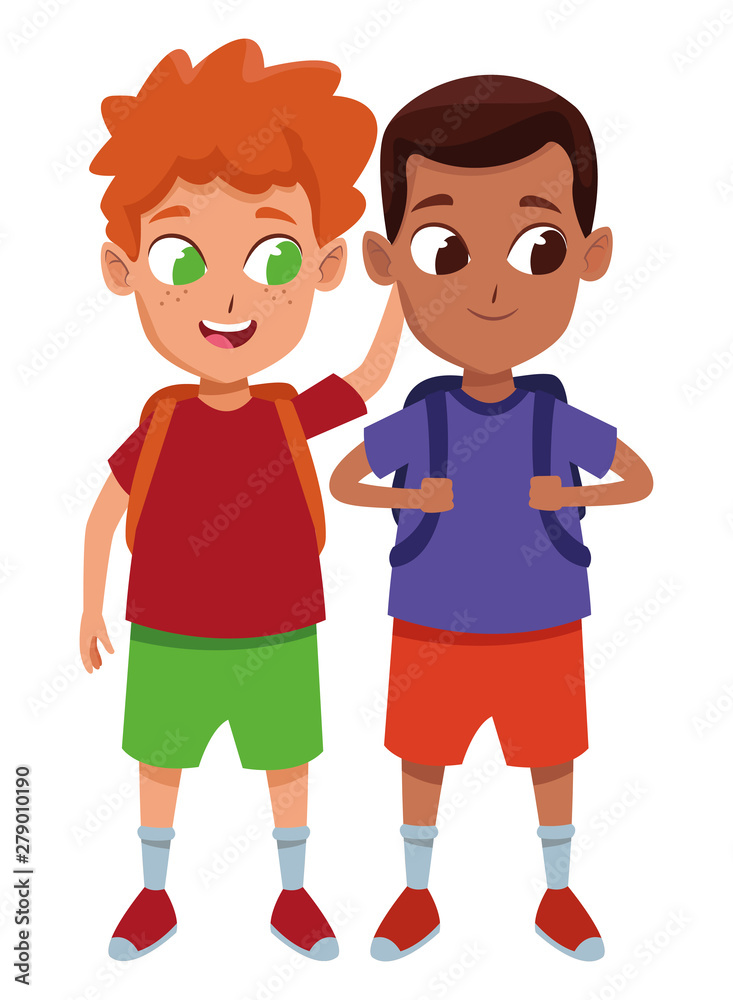 childhood adorable school students cartoon childhood adorable school students cartoon