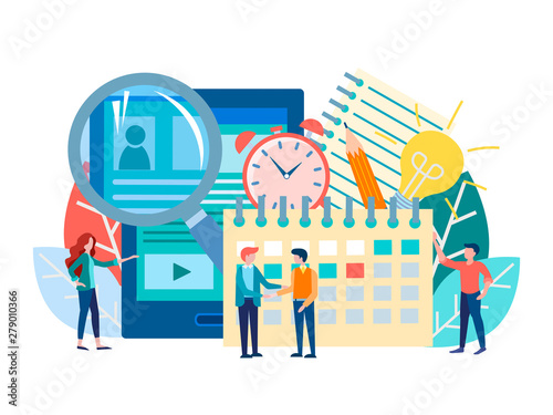 Recruiting concept vector illustration.