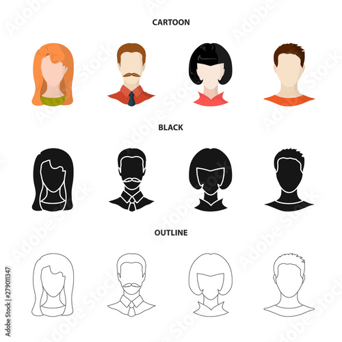 Isolated object of professional and photo symbol. Set of professional and profile vector icon for stock.