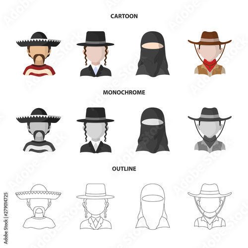 Vector design of imitator and resident symbol. Collection of imitator and culture stock vector illustration.