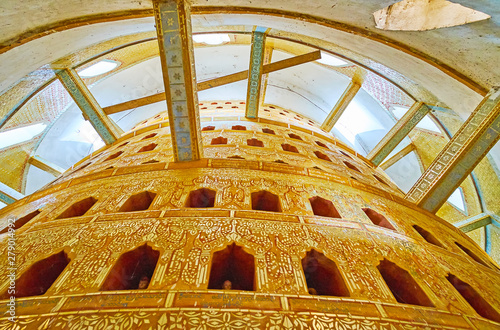 Interior of Aung Sakkya Pagoda, Maha Bodhi Ta Htaung Monastery, Monywa, Myanmar photo