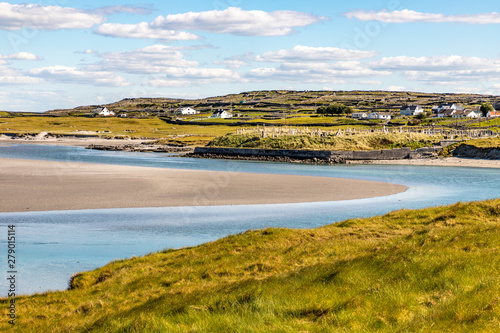 Wallpaper Mural Farms and beach in Inishmore Torontodigital.ca