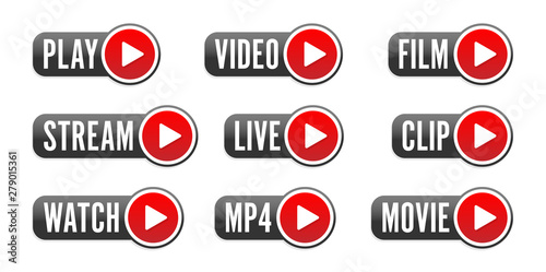 Play Button Set