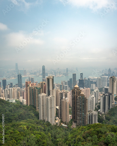 View at the Hong Kong from Victoria Peak.