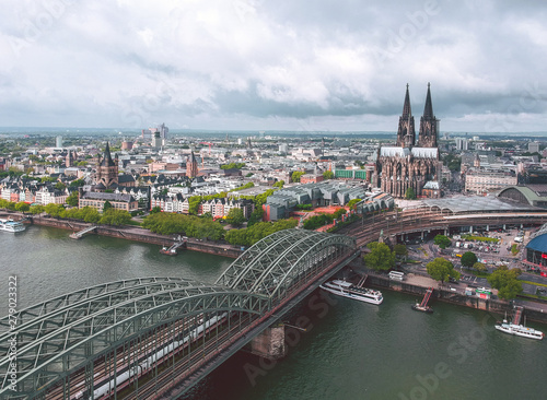 Obraz na płótnie Cologne, Germany, 2019 w salonie