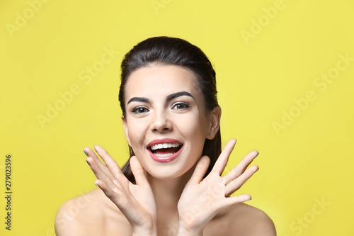 Young woman with beautiful ...