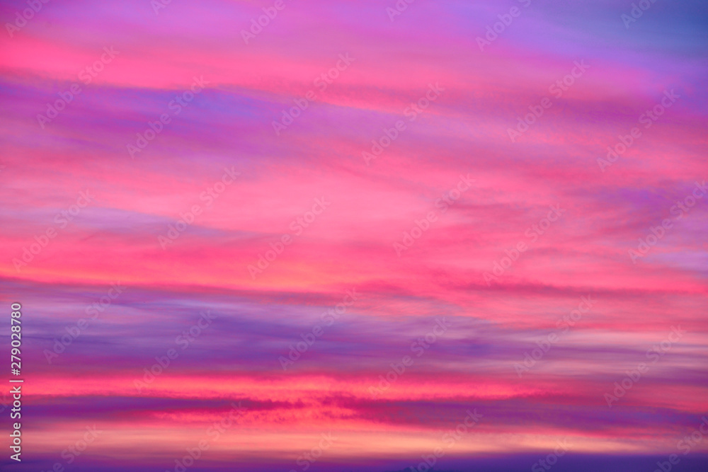 bright, colorful sunset sky, background image