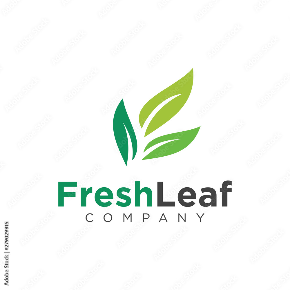 Abstract green leaf logo icon vector design. ecology, garden, Plant, nature vector logo. Abstract green leaf logo icon vector design. ecology, garden, Plant, nature vector logo.