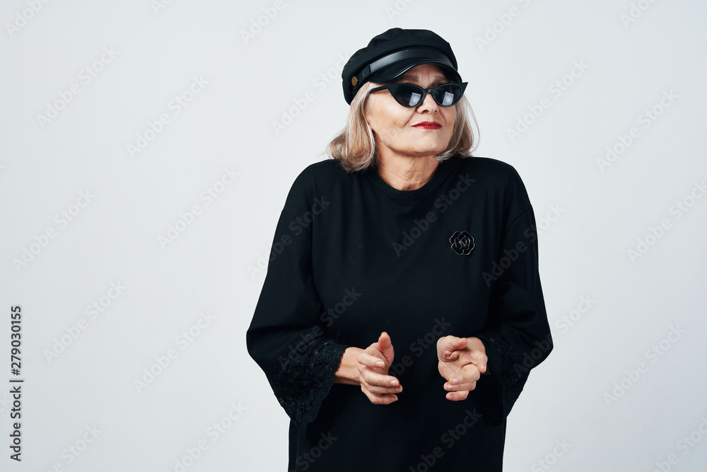 portrait of young woman in sunglasses portrait of young woman in sunglasses