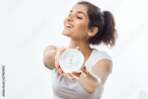young woman with piggy bank