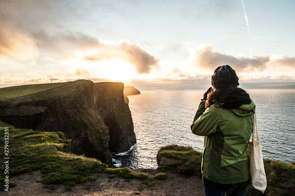  Sunset from the Cliffs of Moher