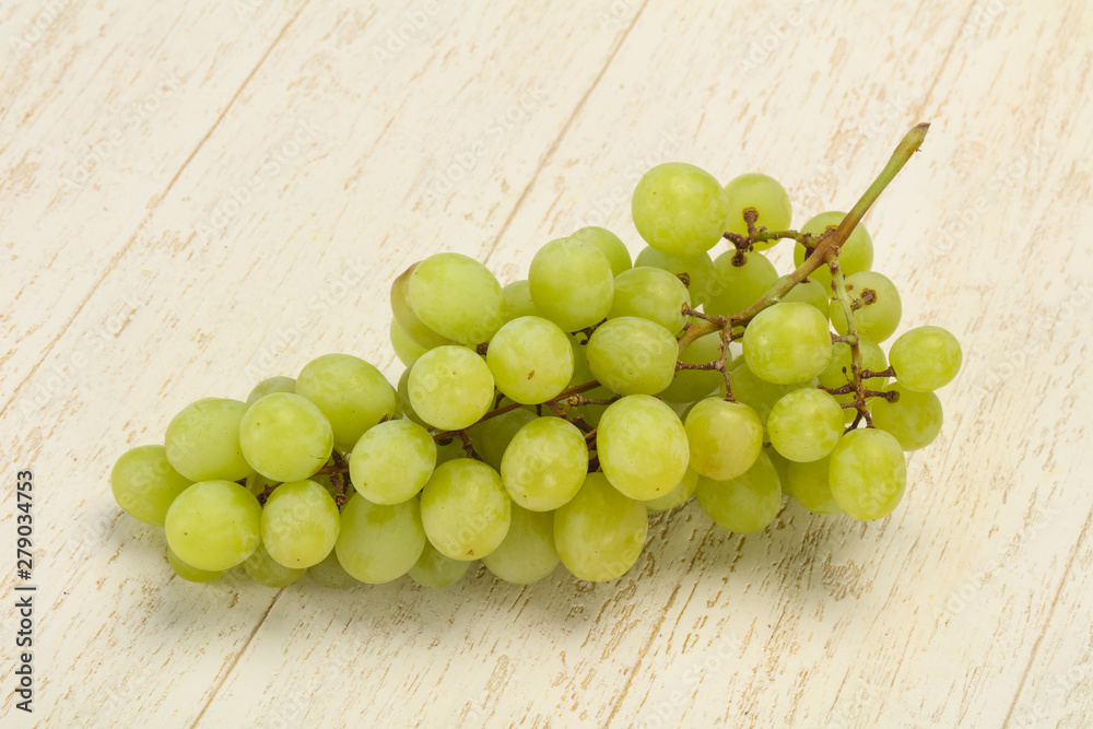 Sweet ripe Green grape branch Sweet ripe Green grape branch