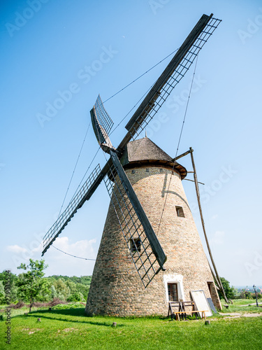 View on a traditional windmill in Szentedre