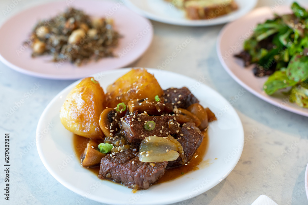 Braised Short Ribs - Galbi jjim, Korean food Braised Short Ribs - Galbi jjim, Korean food