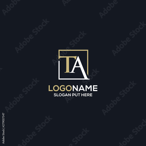 TA-LETTER LOGO/IDENTITY DESIGN FOR USE ALL PURPOSE