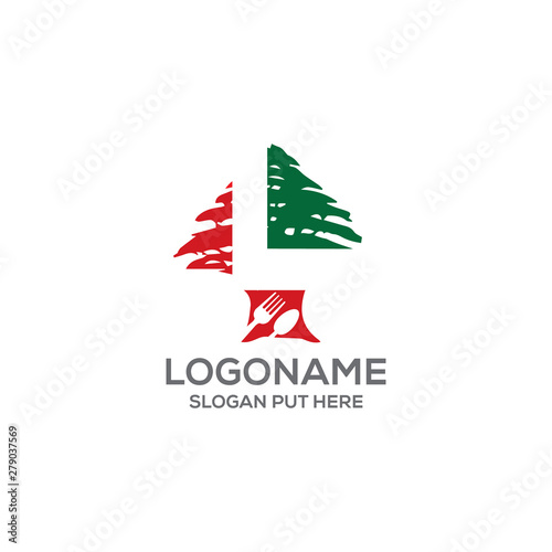 Lebanese food logo/identity design for use restaurant