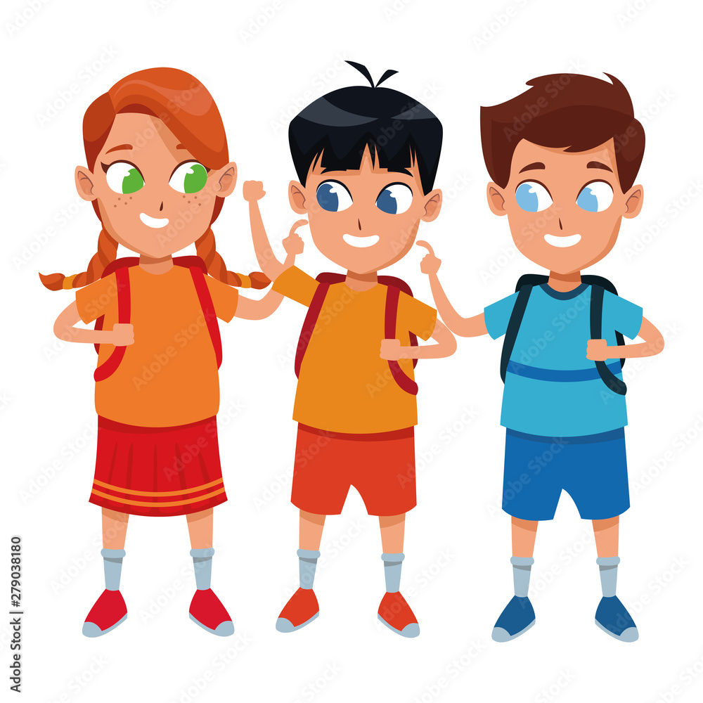 childhood cute school students cartoon childhood cute school students cartoon