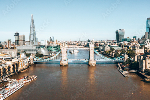 Photography Tower Bridge in London, the UK